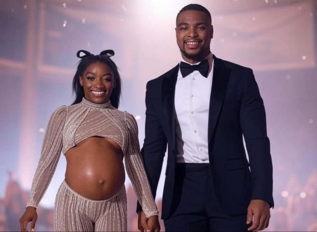 Congratulations to American Olympic Gymnast Gold Medalist Simone Biles and NFL Bears Player Jonathan Owens on Their Pregnancy announcement!!!❤️