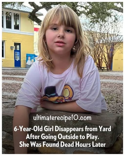 A 6-year-old girl was found 🎀 dead near 🎍 her home hours after being reported missing…