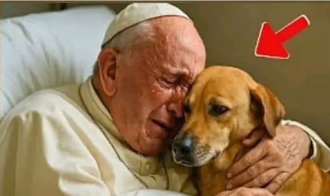 Pope Francis Says Goodbye to His Beloved Dog Before Undergoing Medical Procedure 🕊️🐶