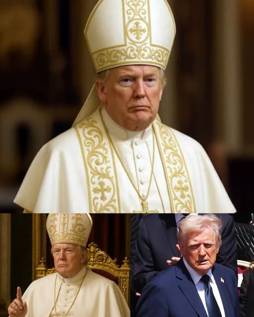Donald Trump Shares Bizarre Image of Himself Dressed as the Pope — Internet Erupts in Reactions