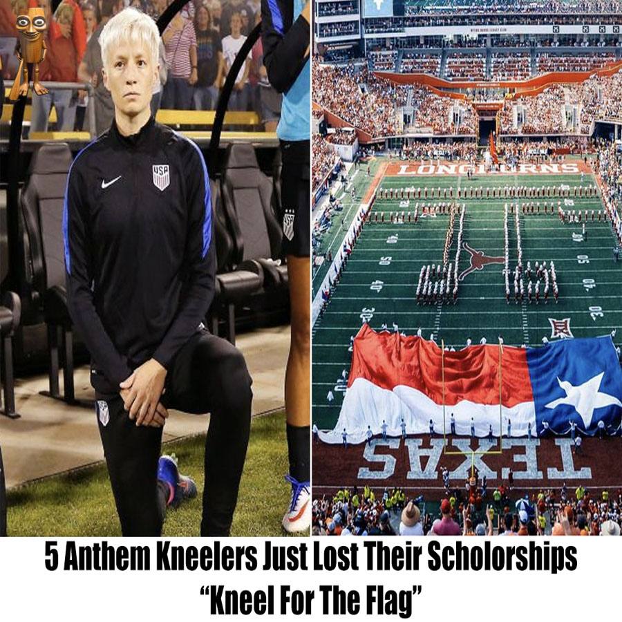 BREAKING NEWS: University of Texas Revokes Scholarships of 5 Student Athletes Who Kneeled During National Anthem 😱🔥